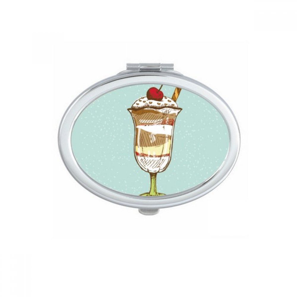 Cadeau multicolore miroir compact mignon pour anniversaire