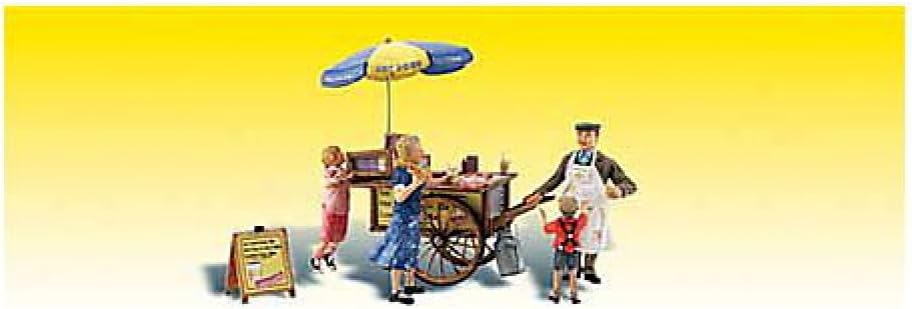 Wally's Weiner Wagon (Hotdog Wagon & 4 Figures)