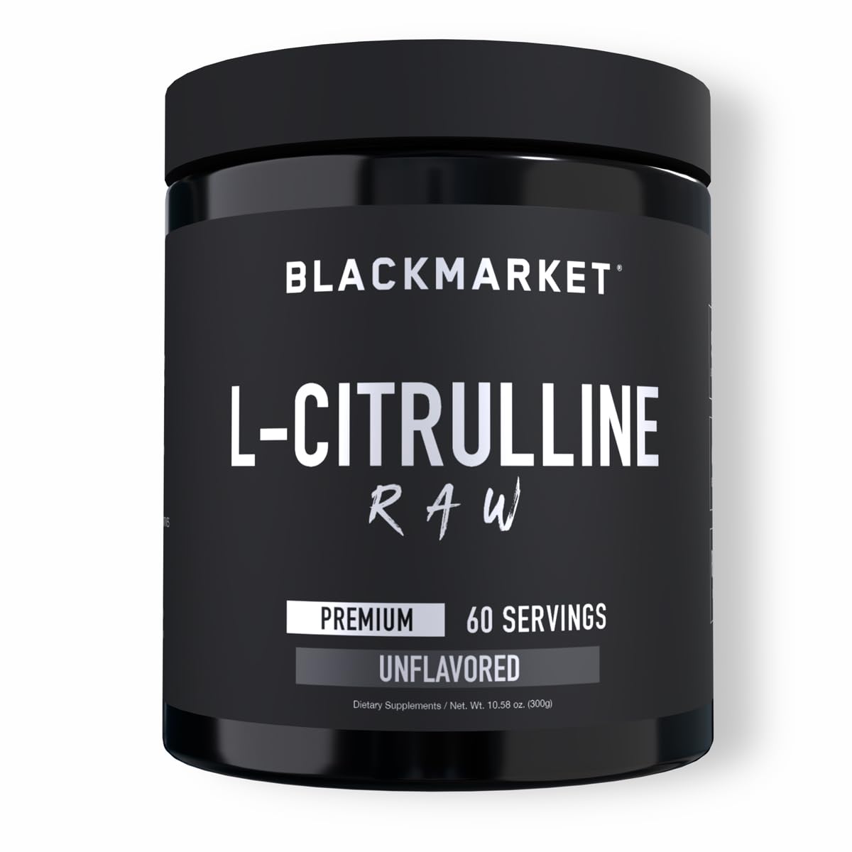 L-Citrulline Powder - 60 Servings - Unflavored by BlackMarket Labs