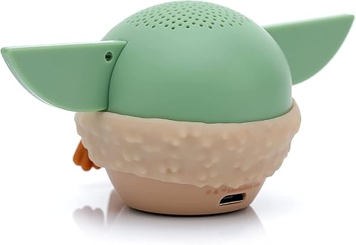 Miniatura 2 de Bitty Boomers - Star Wars The Mandalorian Grogu con los ojos cerrados, mini altavoz Bluetooth, multicolor