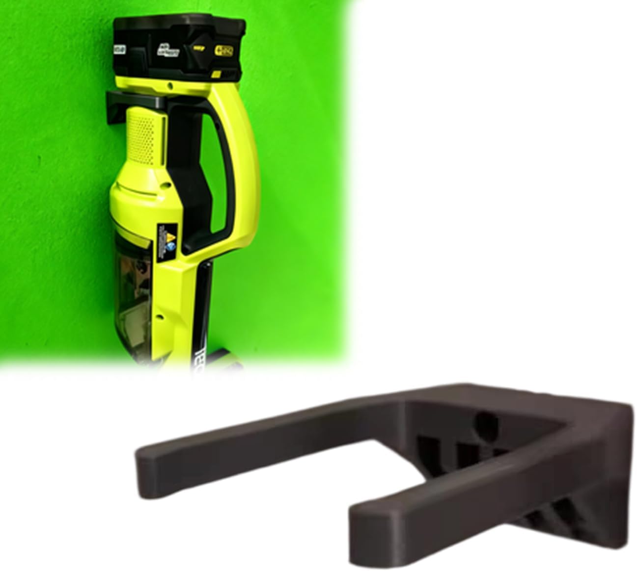 Wall Mount Holder for Ryobi PCL700 18V Cordless Hand Vacuum | Quick-Release Dock with Hardware | Durable Organizer for Workshop & Garage