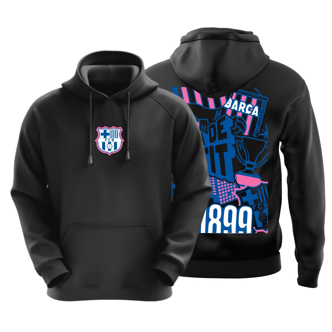 dudeme Barca 1899 Football Hoodie 100% Cotton Hoodies for Men | Printed Full Sleeve Pullover for Men & Women-picture-16