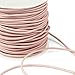 3 Yards of REILLY 3mm Round Elastic Cord, Sweet Blush Pink