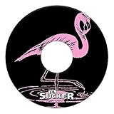 L’il Sucker Pink Flamingo Suction Ring Cup Drink Coaster Holder