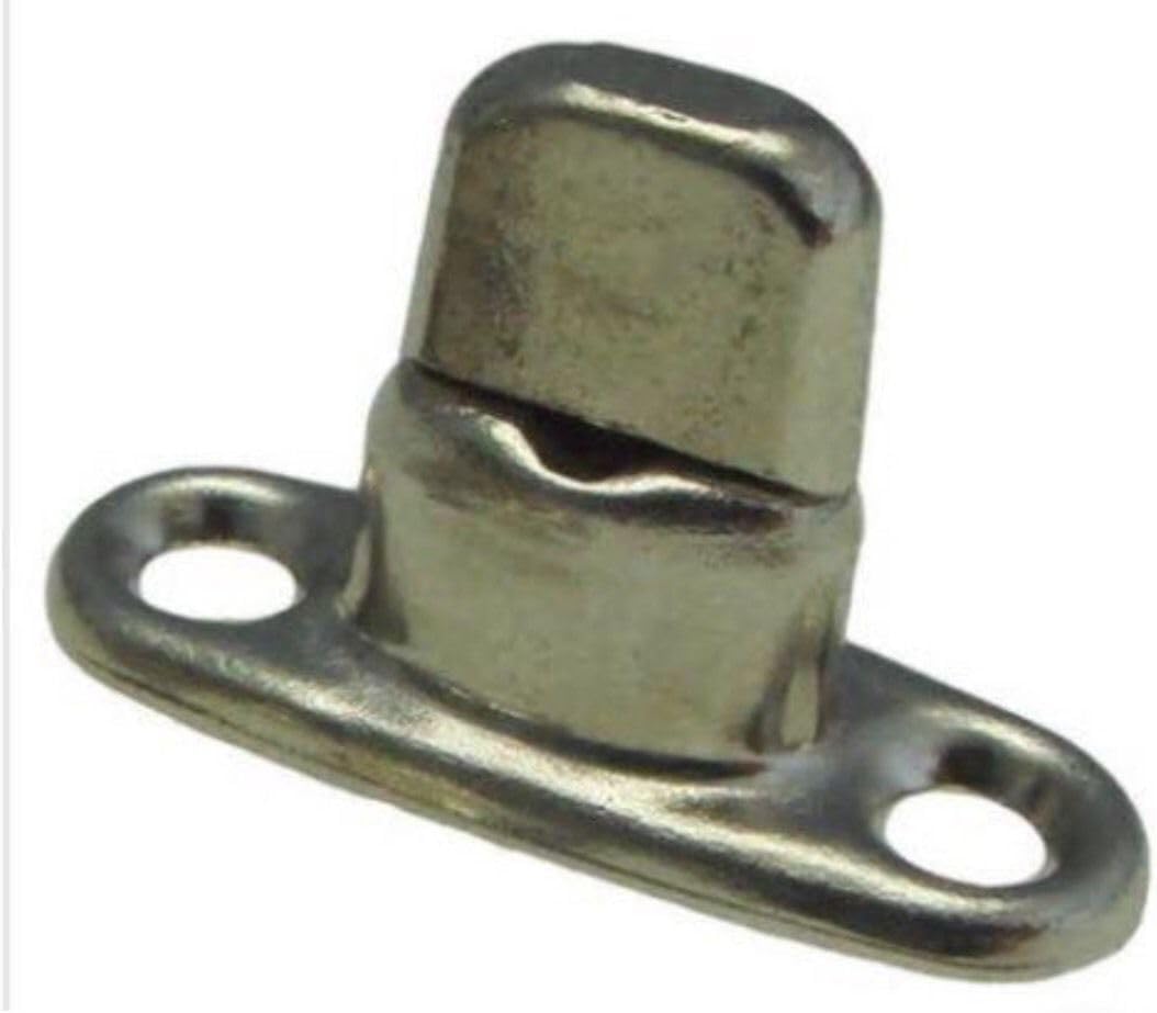 (10 Pack) Stainless Steel Military Canvas Twist Connector Fastener, NO Screws, for Tie Downs