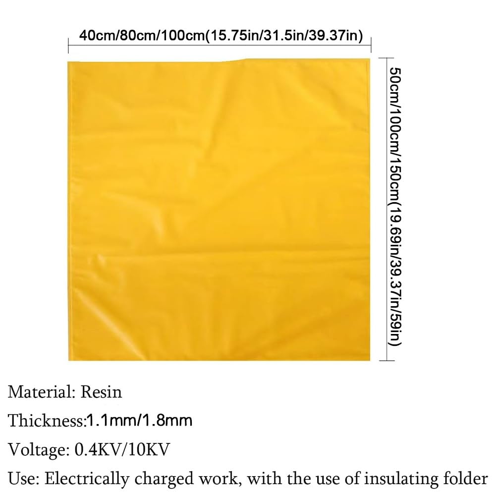 Manta aislante resistente, protección de alto voltaje de emergencia, 100 x 150 cm, cubierta térmica duradera para mayor seguridad y resistencia al calor