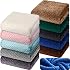 Peryiter 10 Pieces Baby Fuzzy Blankets 30 x 40 Inch Toddler Soft Throw Blankets Warm Newborn Receiving Infant Blanket for Crib Bed Infant Stroller Travel Nursery Supplies Vivid Color