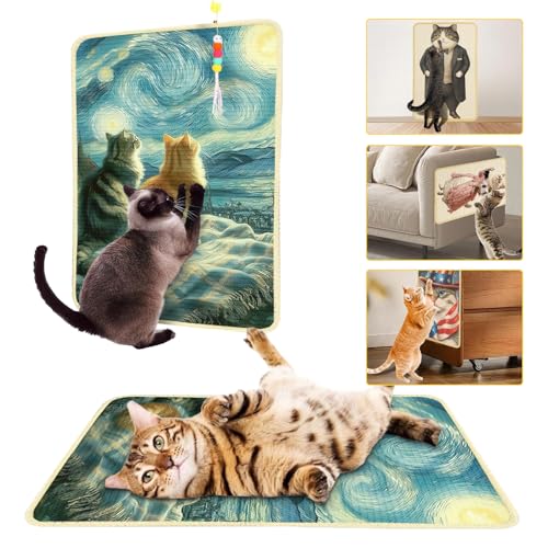 Sisal Cat Scratcher Mat,Decorative 22