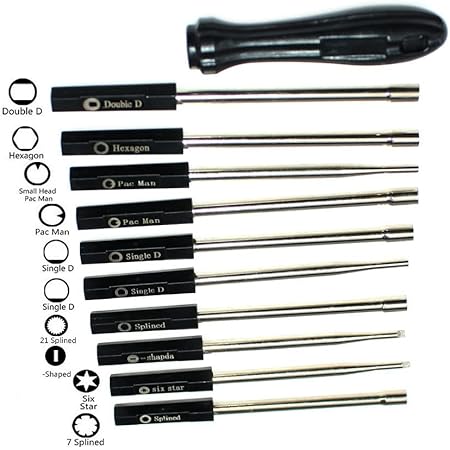 Pac Man VERGASER SCHRAUBENDREHER SET 10-Stück Einstellwerkzeug Set Kettensäge Motorsägen EUR 14,99 Rcecho Motor
