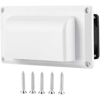 Extractor Fan 12 V 25 W Side Vent Extractor Fan with Mounting Screws Caravan Side Fan for Motorhomes Caravans Trailers Boats Marine Yacht