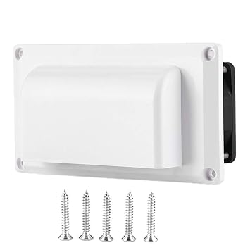 Side Mounted Exhaust Fan, 12V 25W RV Side Air Ventilation High Efficient Cooling Fan Silent General Purpose Roof Vent Ventilation Fan, for RV Caravan Motorhome Trailer Boat Marine Yach