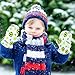 miaozhen White Fashion Football Neon Green cute toddler mittens toddler waterproof gloves mitones para mujer 2-4 Years