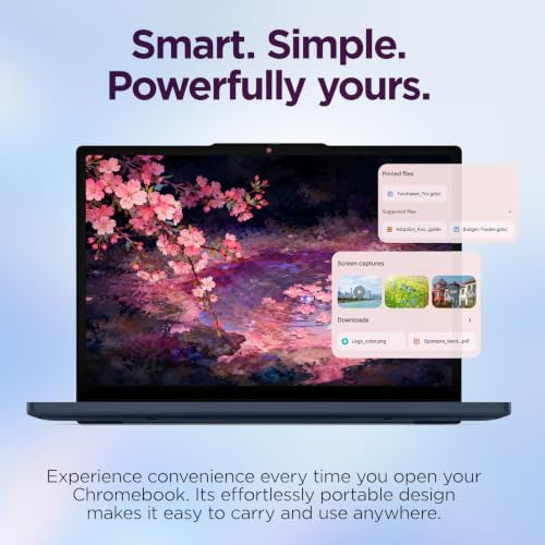 Image of Lenovo Chromebook, 14 inch WUXGA IPS Laptop, MediaTek Kompanio 540, ChromeOS