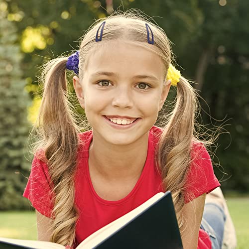 24 Pieces Double Grip Hair Clips Metal Snap Hair Clips Women Hair Barrettes For Hair Making, Salon Supplies (Navy Blue) #TOP5