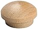 Waddell 8400.50 Oak DP 12 Count Oak Wooden Button Head Plugs, 1/2"