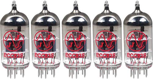 12AX7 / ECC83 - JJ Electronics, Pin Type: Regular, Package of 5 by JJ Electronic - Used condition - US$61.40