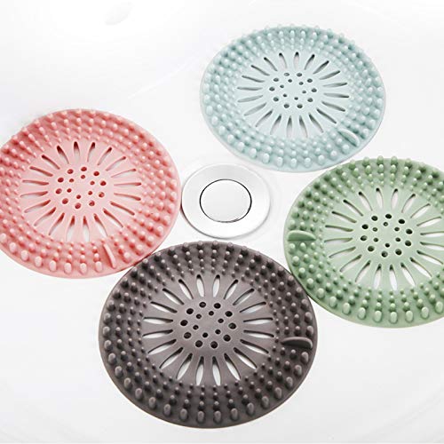 Set 4 coladores pequeños para desagüe de baño