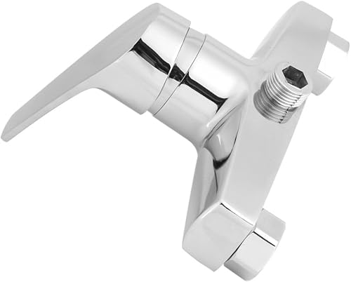 Miniatura 4 de Grifo de un solo orificio  Grifo de aleación de zinc de 0.630 in para bañera de baño de una sola manija  Grifo mezclador de válvula de ducha de baño