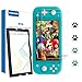 Produktbild Switch Lite Displayschutzfolie mit Ausrichtungswerkzeug&Joystick-Kappen, Panzerglas Schutzfolie [9H Härte] [Anti- Kratzer] [Bläschenfrei] [2.5D Runde Kante]