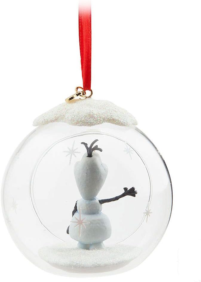 Disney2015 Sketchbook Olaf Glass Globe Ornament Christmas Holiday Tree