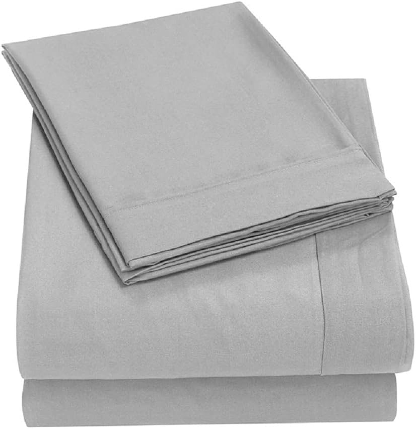 DBOZE Cotton Blend 4 Piece Bedding Brushed Sheet Set, Hotel