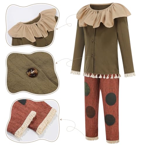 Disfraz de Espantapájaros para Niños con Sombrero miniatura 2