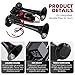 Cenzhiwen Air Horn for car/Truck, 150dB Super Loud Train Horn,with All-in-One 12V Air Compressor,Car Horn-Universal Fit for Any 12V SUV/Motorcycle/Truck/Pickup Lorries/Trains/Boats (black with button)