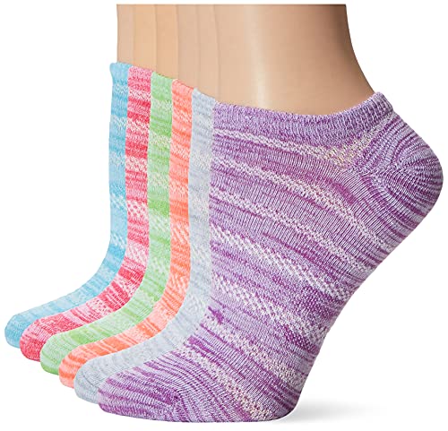 Image of Hanes Women's Socks, Lightweight Breathable Socks, No Show and Super No Show, 6-Pack