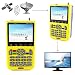 Satellite Finder, V8 Finder, Free Sat FTA, 1080P full HD DVB-S/S2 Digital Satellite Signal Meter, free to Air Sat Finder with 3.5 inch LCD Screen Supports Adjusting Sat Dish and Surveillance Camera