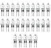 Sterl Lighting Pack of 25 20-Watt 12V JC G4 Base Halogen Lamp 20W Bi-Pin Light Bulbs