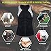 Mens Sauna Waist Trainer Corset Vest with Zipper Hot Sweat Neoprene Body Shaper Gym Workout Tank Top