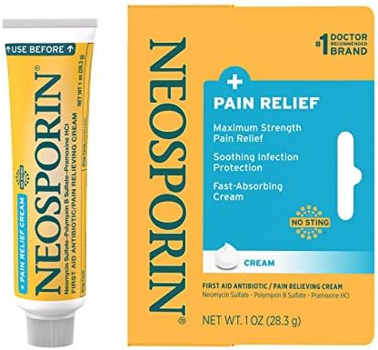 Neosporin + Pain Relief Dual Action Cream, 1 Oz