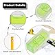 5 Stück 15 * 15 * 40mm Mini Wasserwaage,Wasserwaage Klein,Kleine Wasserwaage,Wasserwaage Mini,Platz Mini Wasserwaage,Mini Bubble Level,Spirit Level Bubbles,Bubble SmallLevel
