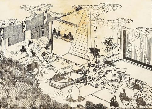 Impressions d'art mural de Katsushika Hokusai toile vintage premium 60x90cm