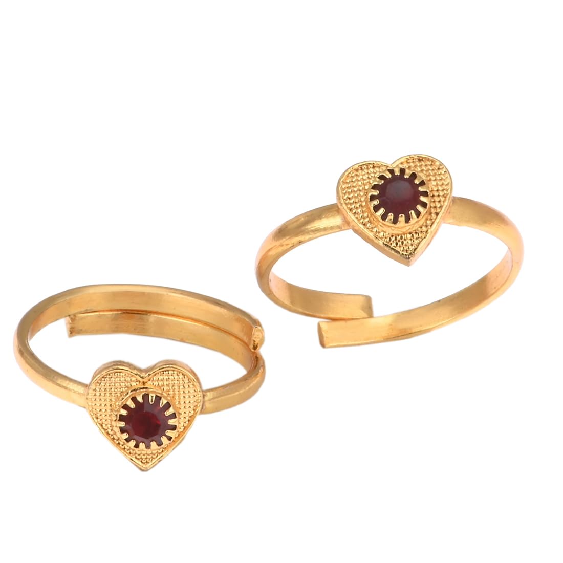 aanyacentric Toe Rings Adjustable Traditional & Fashionable Jewelry for Women-picture-20