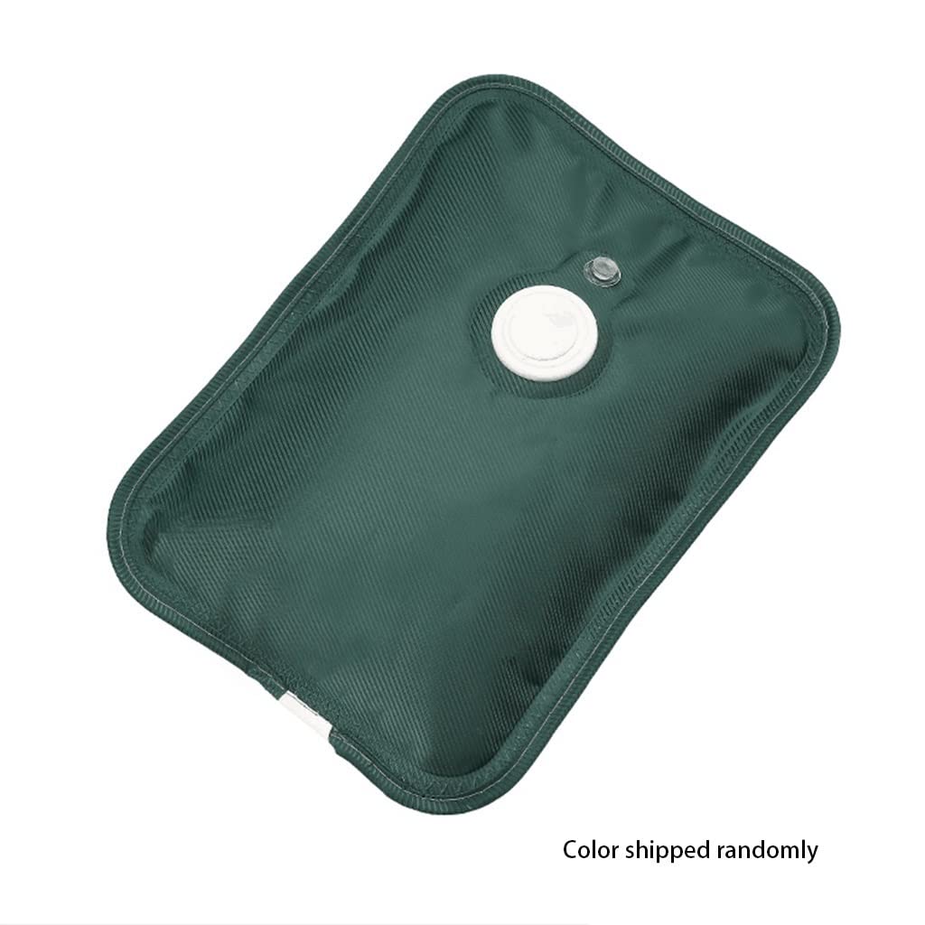 Bolsa de Agua Caliente Botella de Agua Caliente Bolsa de Agua Caliente Recargable Calefacción portátil Alivio del Dolor con la Cubierta de Lana Desmontable Reutilizable