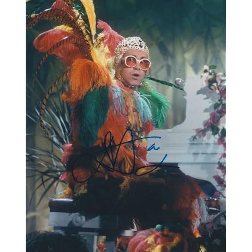 Elton John signed 8x10 photo