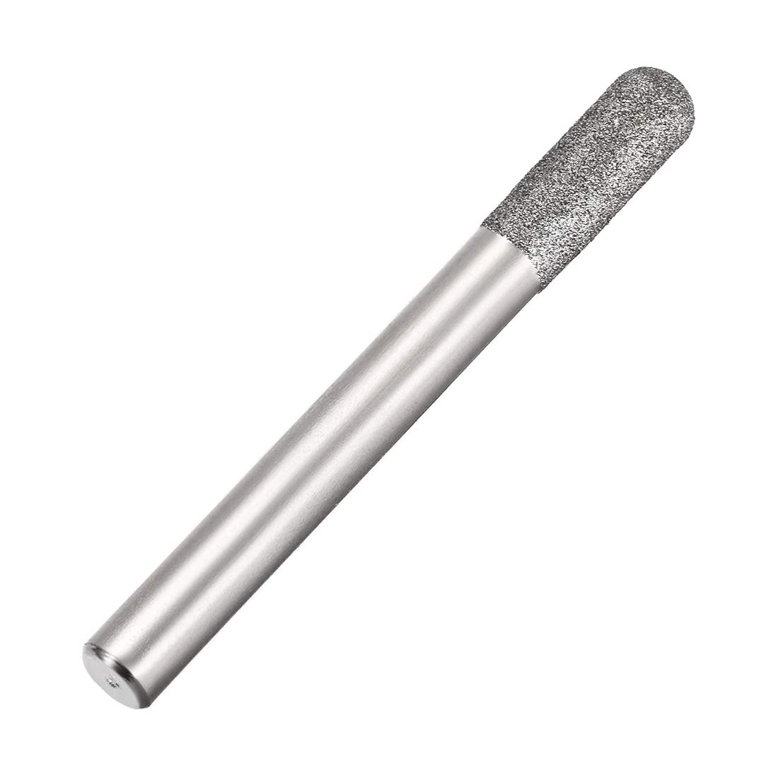uxcell Diamond Burrs Grinding Drill Bits for Carving Rotary Tool 1/4-Inch Shank 6mm Cylindrical Ball Nose 120 Grit 10 Pcs — Amazon image 3