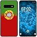 Produktbild PhoneNatic Case kompatibel mit Samsung Galaxy S10 Plus Silikon-Hülle WM Portugal M8