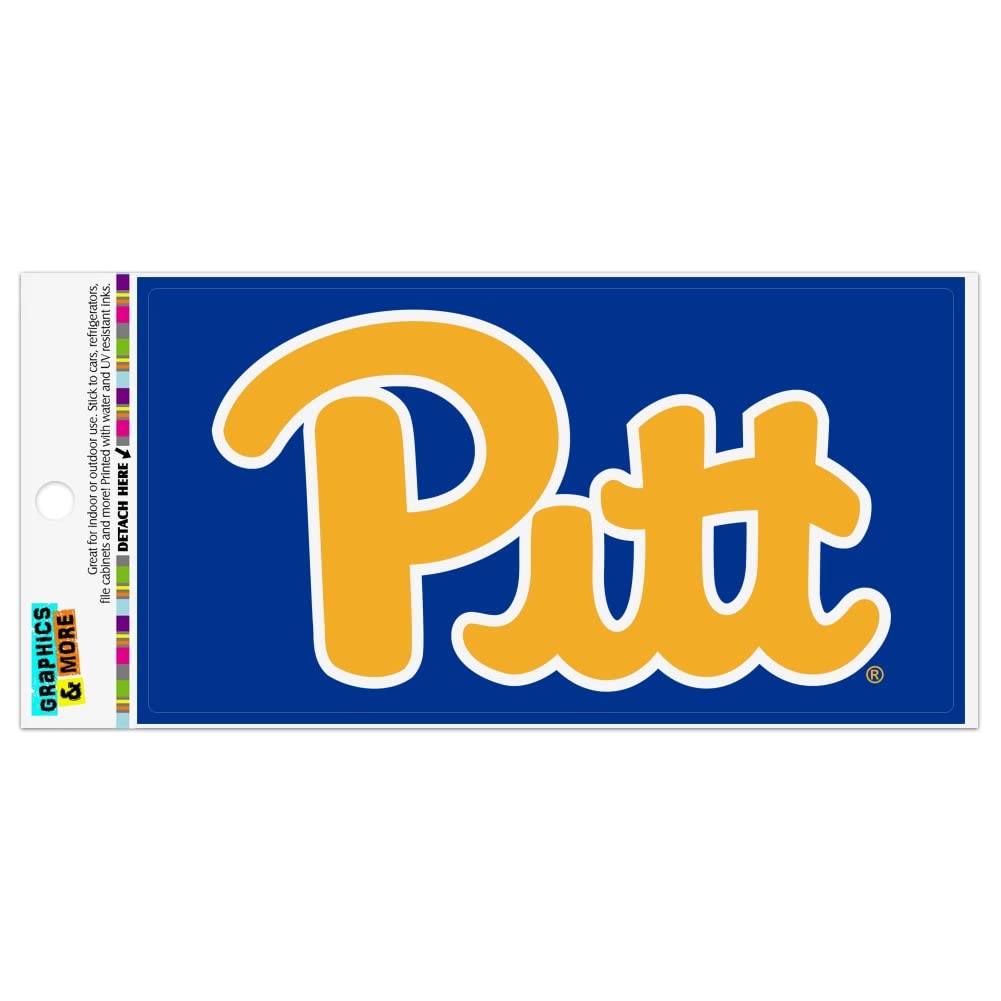 GRAPHICS & MORE University of Pittsburgh Primary Logo Automotive Car Refrigerator Locker Vinyl Magnet