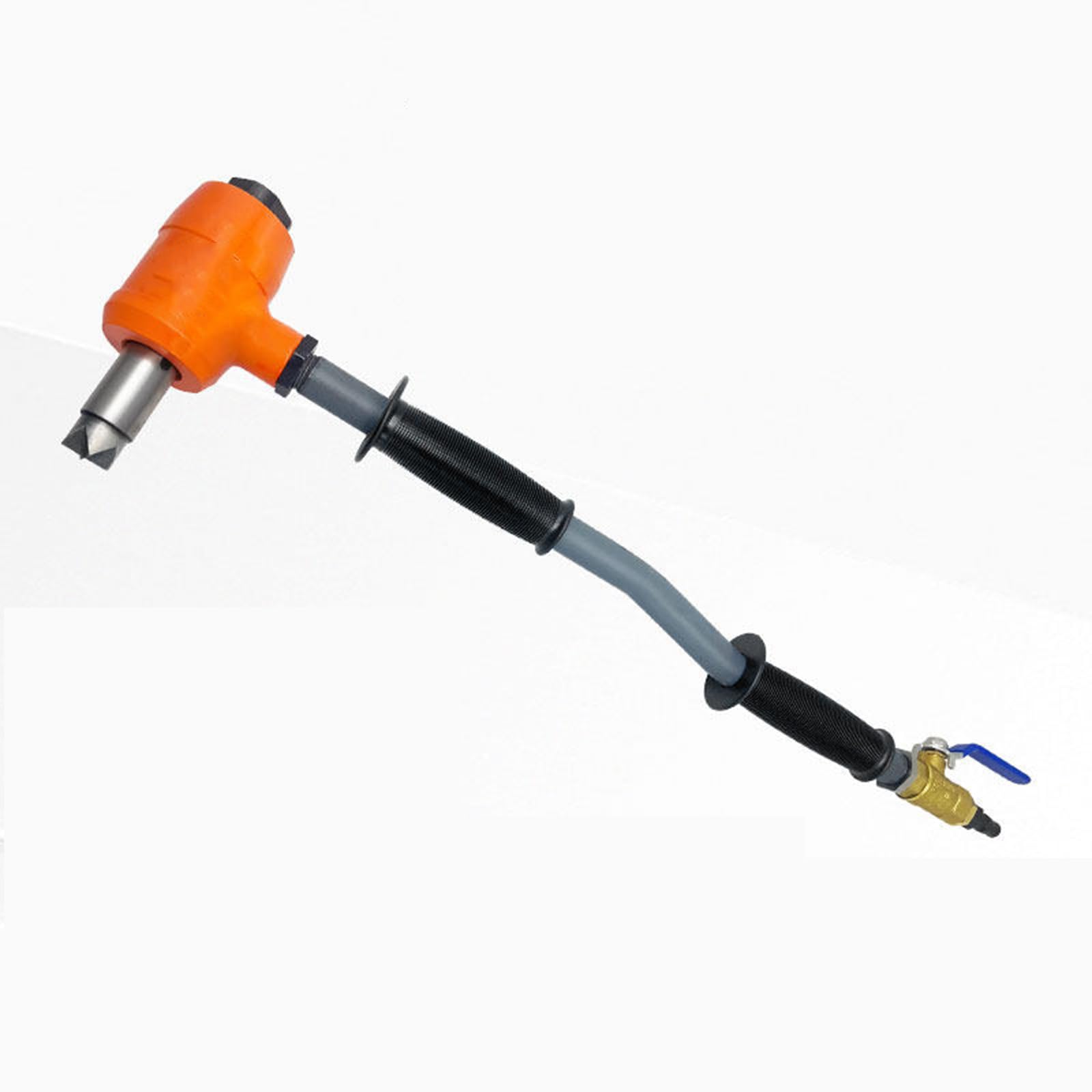 ZMJGLL Industrial Pneumatic Scaling Hammer,Handheld Air Driven Hammer,Reciprocating Rust Remover,Number Of Hits 3900 Times/min,Head Diameter 25MM,Adjustable intensity