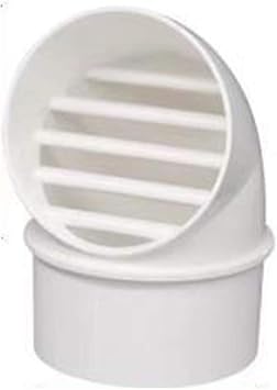 registers, grilles & vents, Grille air vent, Round Wall Ceiling Air Vent Grille,PVC Ventilation Exhaust Grille, Ducting Cover, Outlet Heating Cooling,Waterproof Vent Cap, Ventilation DIY accessories