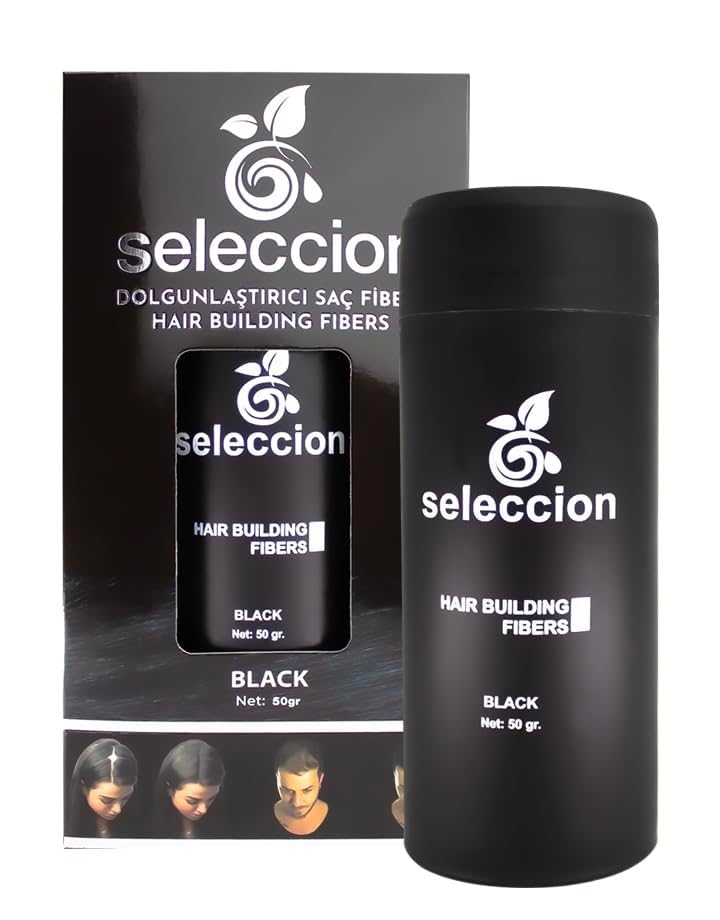 Seleccion Hair Building Fibers - Black