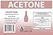 1 Quart / 950ml Bottle of Pure Acetone Concentrated Industrial Solvent Removes Paint Polish Wax Glue Adhesives