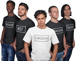 Groom & Squad Best Man Matching T-shirt - Wedding Stag Party Bachelor Dad Father Bride Gift Groom Fiance Bride Wedding Gift Shirt Best Man