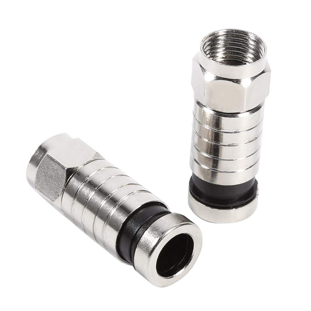 Juego de pinzas de engaste coaxiales de plástico de alta dureza, conjunto de bloqueo de mango Herramienta de pelado de cables coaxial Durable RG6 RG59 RG58 Bricoeur o Técnico