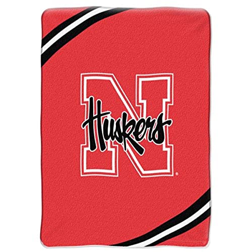 Northwest The Company NCAA Nebraska Cornhuskers 60-Inch-by-80-Inch Raschel Plush Blanket Force Design