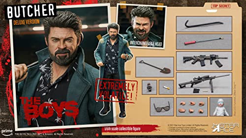 Star Ace Toys The Boys: Billy Butcher (Season 1 Version) 1:6 Scale Deluxe Collectible Action Figure, Multicolor #TOP6