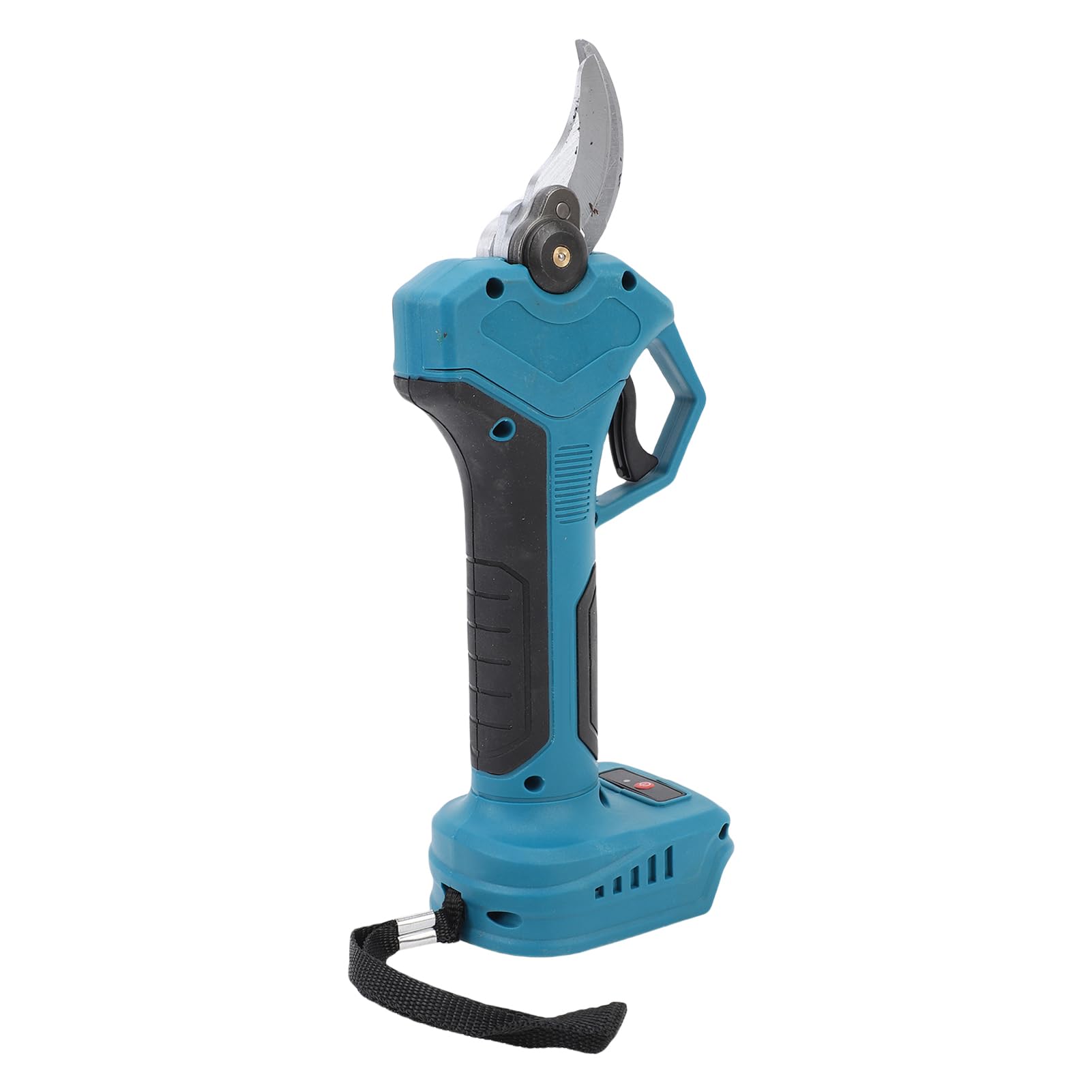 Jeffergarden Podadora Eléctrica Azul, Cortadora de Árboles Inalámbrica con Pantalla Digital y Cierre de Seguridad de 30 Mm para Jardinería