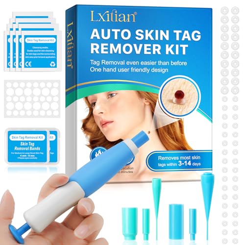 Rimuovi Verruche Rimozione, Skin Tag Remover, Kit di Rimozione Delle Appendici per Auto, Di' Addio Alle Escrescenze Cutanee! Rimuovile Facilmente: Altamente Efficace, Sicuro e Pratico
